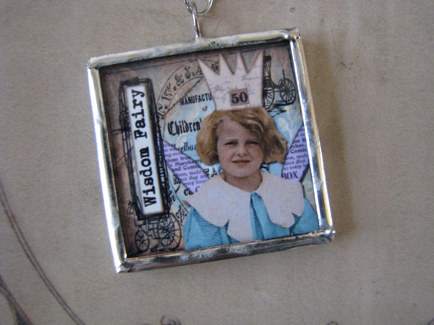 Wisdom Fairy Soldered pendant