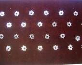Vintage Japanese Stencil Fall Leaf Kimono Katagami Showa Period