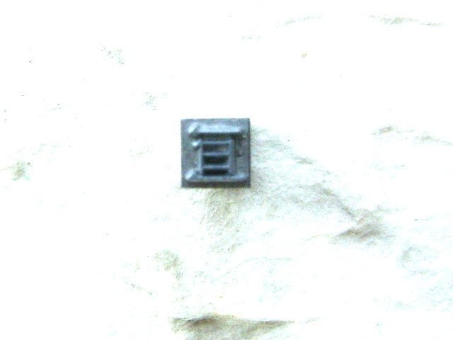 Vintage Japanese Typewriter Key Stamp Showa Period extend across, through