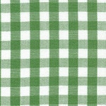 SALE 1 yrd Fabric Finders green gingham