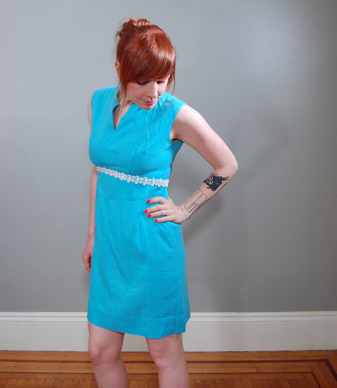 1960's Sunny Skies Dress, S/M