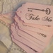 8 Hand Dyed Alice in Wonderland Take Me Tags
