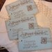 Wedding Wish Tags Vintage Inspired Dreams Do Come True Set of 6