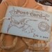 Baby Boy Vintage Inspired Postcard Tags Set of 6