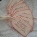 Dreams Do Come True Wedding Favor Tags Set of 10