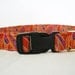 Dog Collar Custom Handmade- Kaffe Fassett Liberty of London Cravat Red Fabric from PinkysPetGear on Etsy