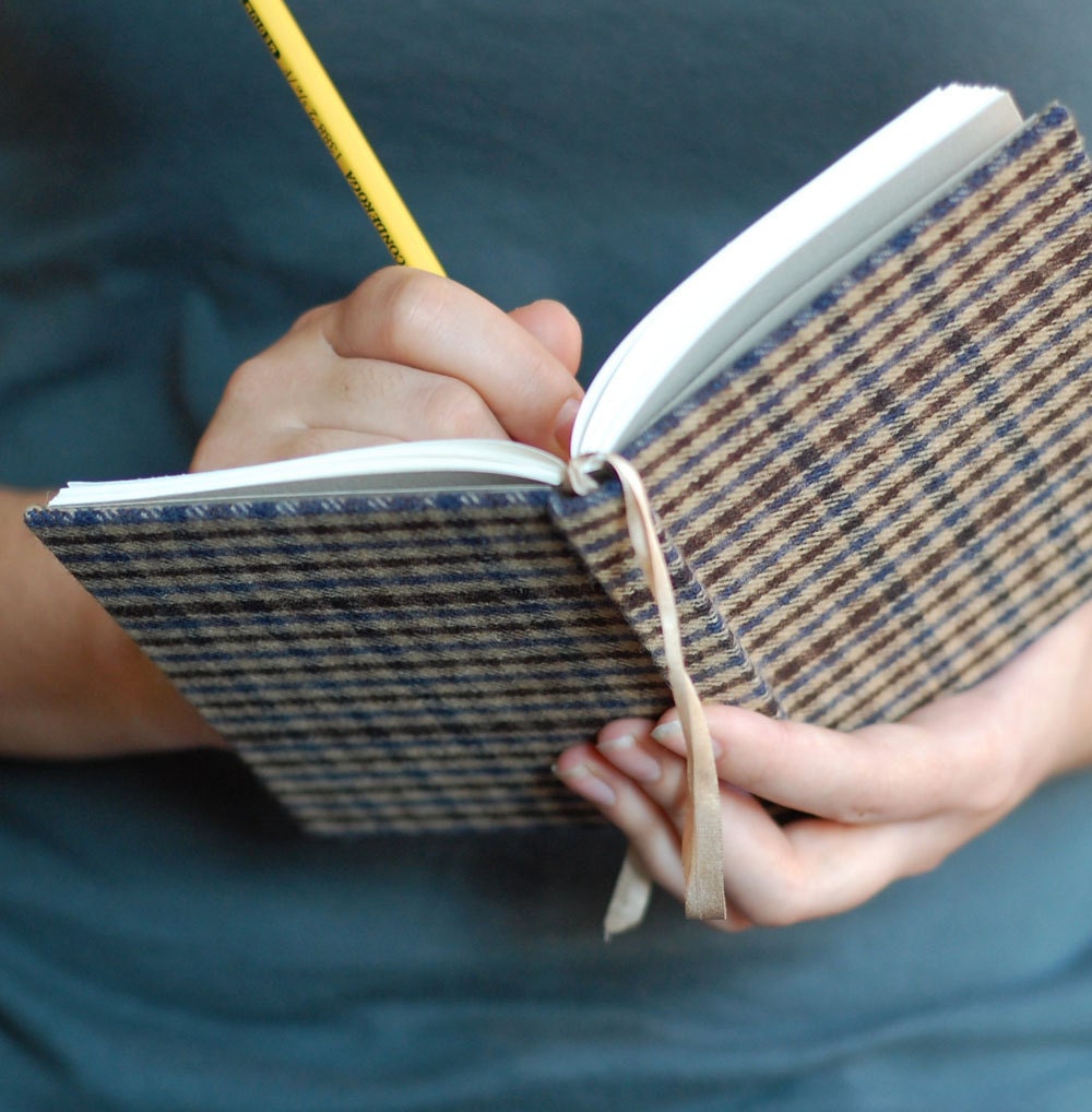 Sale - Pair of Tweed Pocket Journals for Him