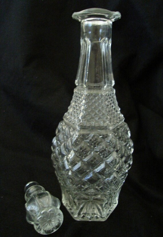 Crystal Glass Wine Decanter by jackscloset on Etsy