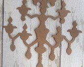 4 french chandelier - chipboard