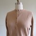 1960s vintage fawn pin up cardigan