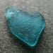 Rich & Deep Aqua Seaglass. Top Drilled. Lot E2