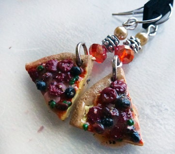 Meat Lovers Pizza Earrings