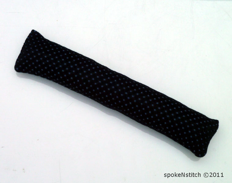 Black Catnip Kick Stick Cat Toy