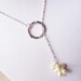 SALE Lariat Necklace, Pearl Cluster, Glass Pearls, Wedding Jewelry by Two Cheeky Monkeys on Etsy