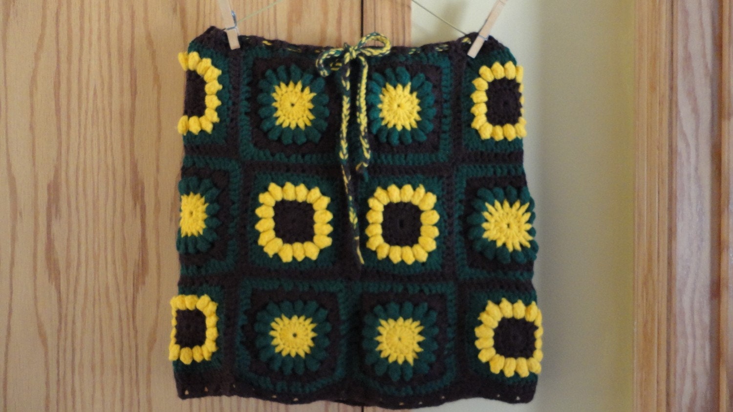 Vintage 1980s Crocheted Skirt