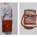 vintage leather bag ipad case leather cross body bag leather purse BALLY