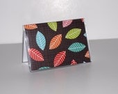 Card Case / Mini Wallet - Bright Leaves