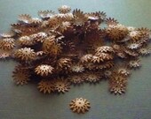 30 Antique Copper Bead Caps