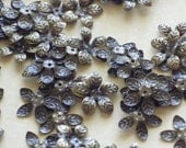 Flower Flake Bead Cap Nickel Free