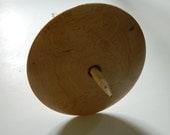 Drop spindle, Bird's Eye Maple whorl, Hand turned, 5.5 inches, 3.2 oz