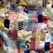 72 x 72 Rectanglular Feedsack Quilt Top