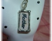 Mother and Rose Soldered Charm