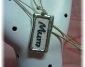 Mum Soldered Charm