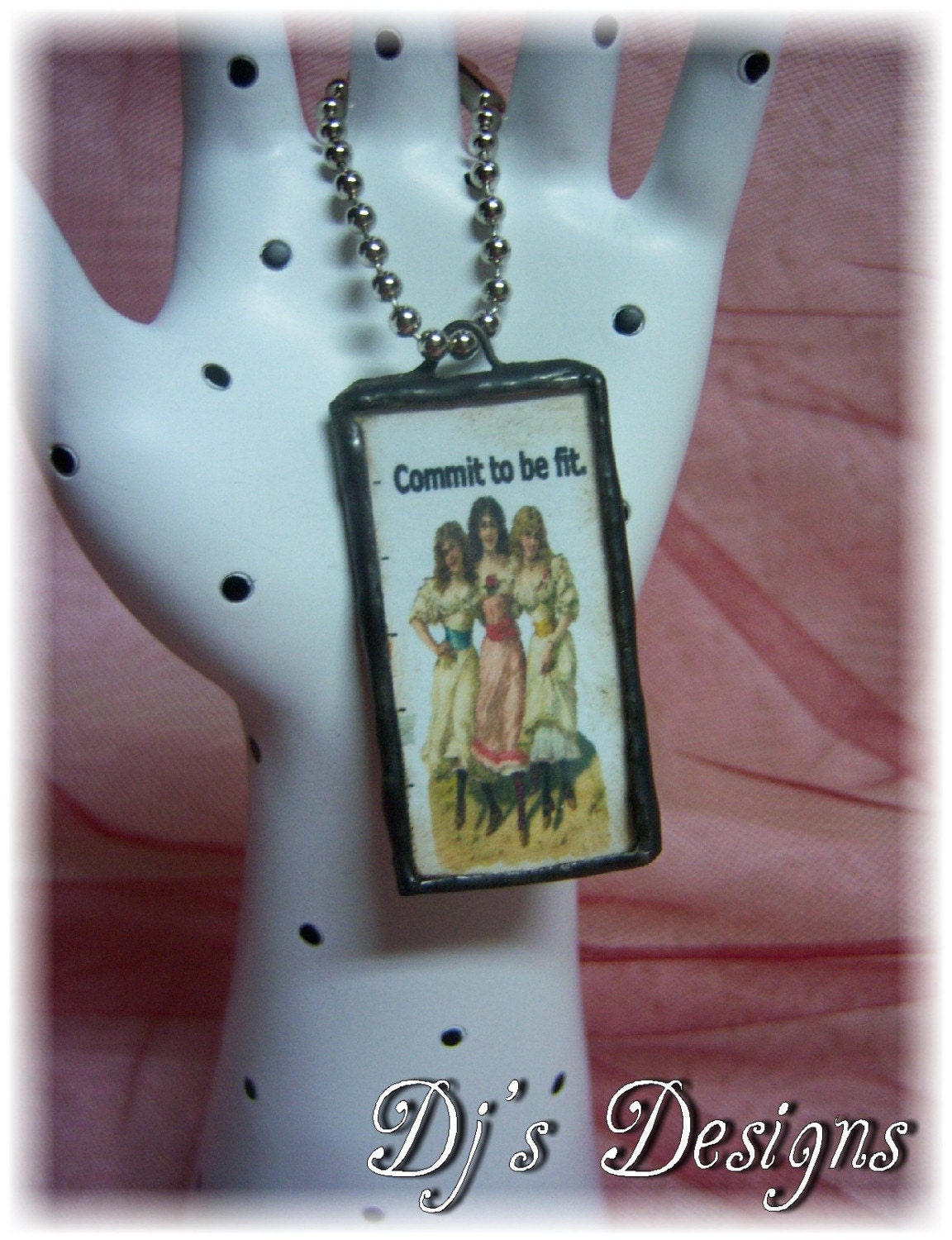 Be Fit Solder Charm Necklace