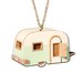 Vintage Caravan Necklace, Green or Blue