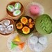 DIY Felt Chinese sweets and steamer set--PDF Pattern via Email--F07