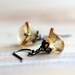 Fall Fashion Flower Earrings Yellow Czech Flowers on Sterling Silver Ear Wires - Buttercup