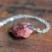 Mexican Boulder Opal Pendant Necklace on Sterling Silver Chain - Rustic Boho Southwestern Jewelry