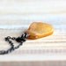 Yellow Druzy Pendant Necklace on Sterling Silver Chain - Lemon Ice