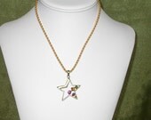 Rhinestone Star Necklace