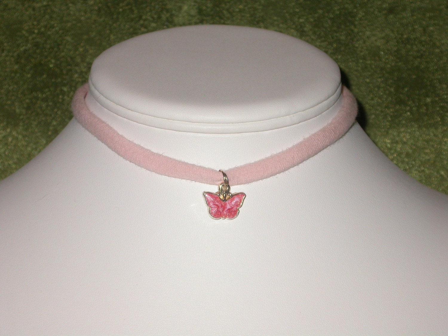 Pink Butterfly Choker