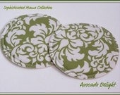 Posh Pads-Fashionable Organic Bamboo Nursing Pads in AVOCADO design