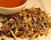 Flu Fighter / Organic Herbal Tea with Echinacea and Cinnamon / Zanitea Loose Leaf Blend Makes 10 to 12 Cups