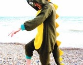 Dapper Dinosaur Onesie - all-in-one dinosaur fancy dress animal costume