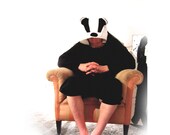 Badger onesie - full size animal costume