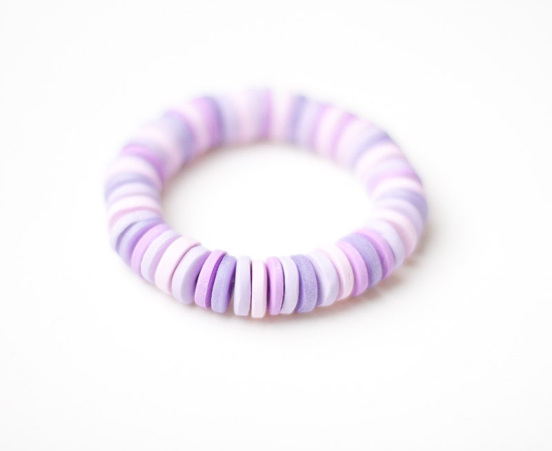 Bracelet Pastel Multicolor Purple Lilac Lavender Cuff geometric fall fashion tbteam free shipping