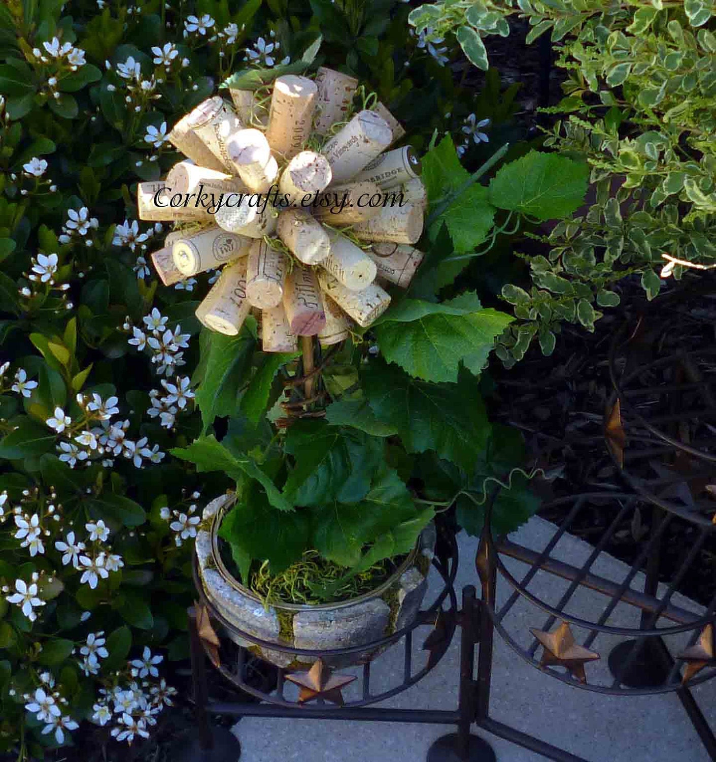 Wine Cork Topiary
