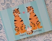 Happy Birthday Tiger Love Card