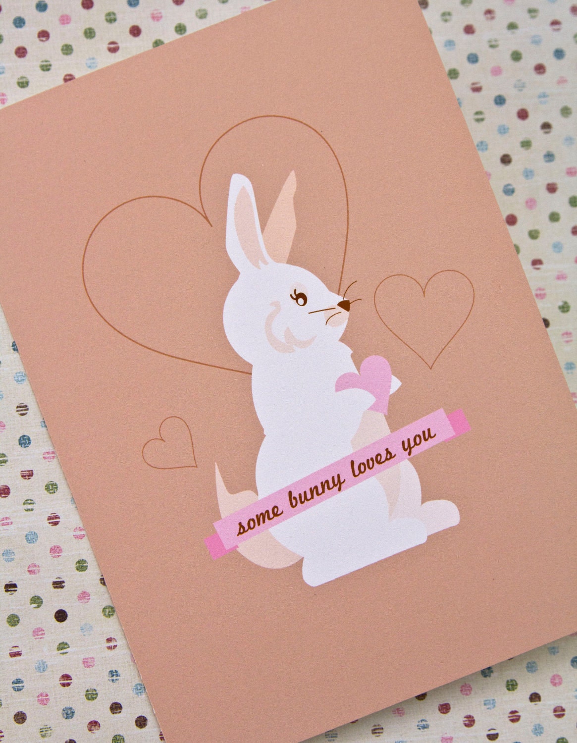 Some Bunny Loves You Romantic Card