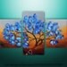 Abstract Modern Landscape Asian Tree Art by Gabriela 36x24