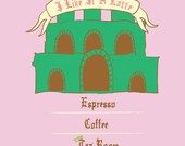 I Like it a Latte...Coffee House Sign...11X17