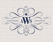 Elegance Calligraphy Wedding Logo & Monogram