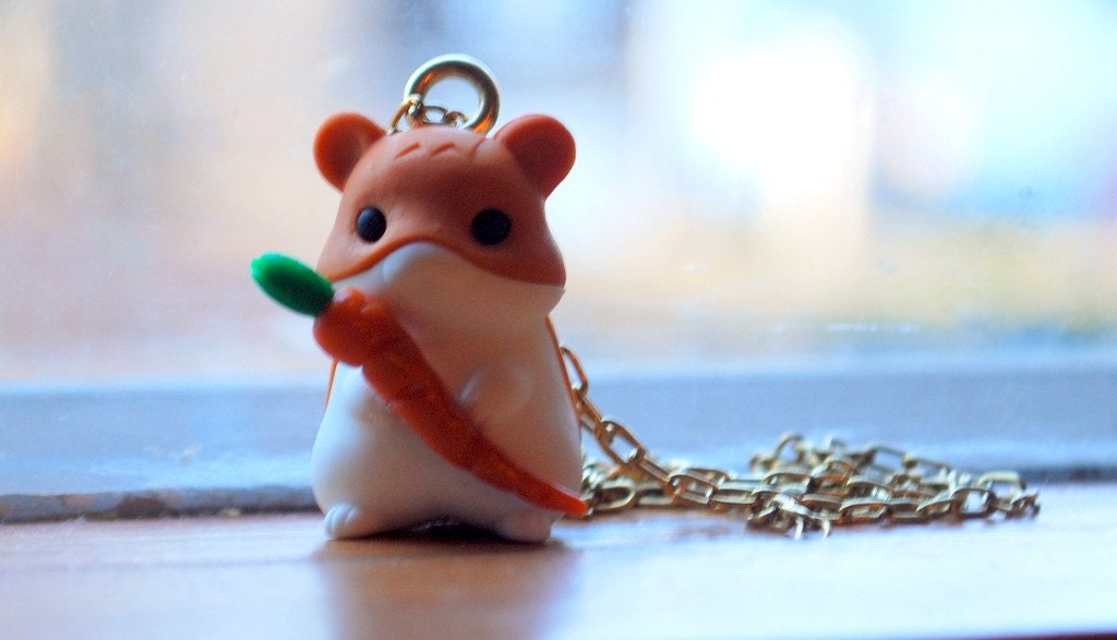 polymer clay hamster
