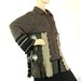 Plus size sweater cardigan XL fashion recycled black and gray