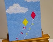 Fly a Kite Art - Original ACEO Collectible