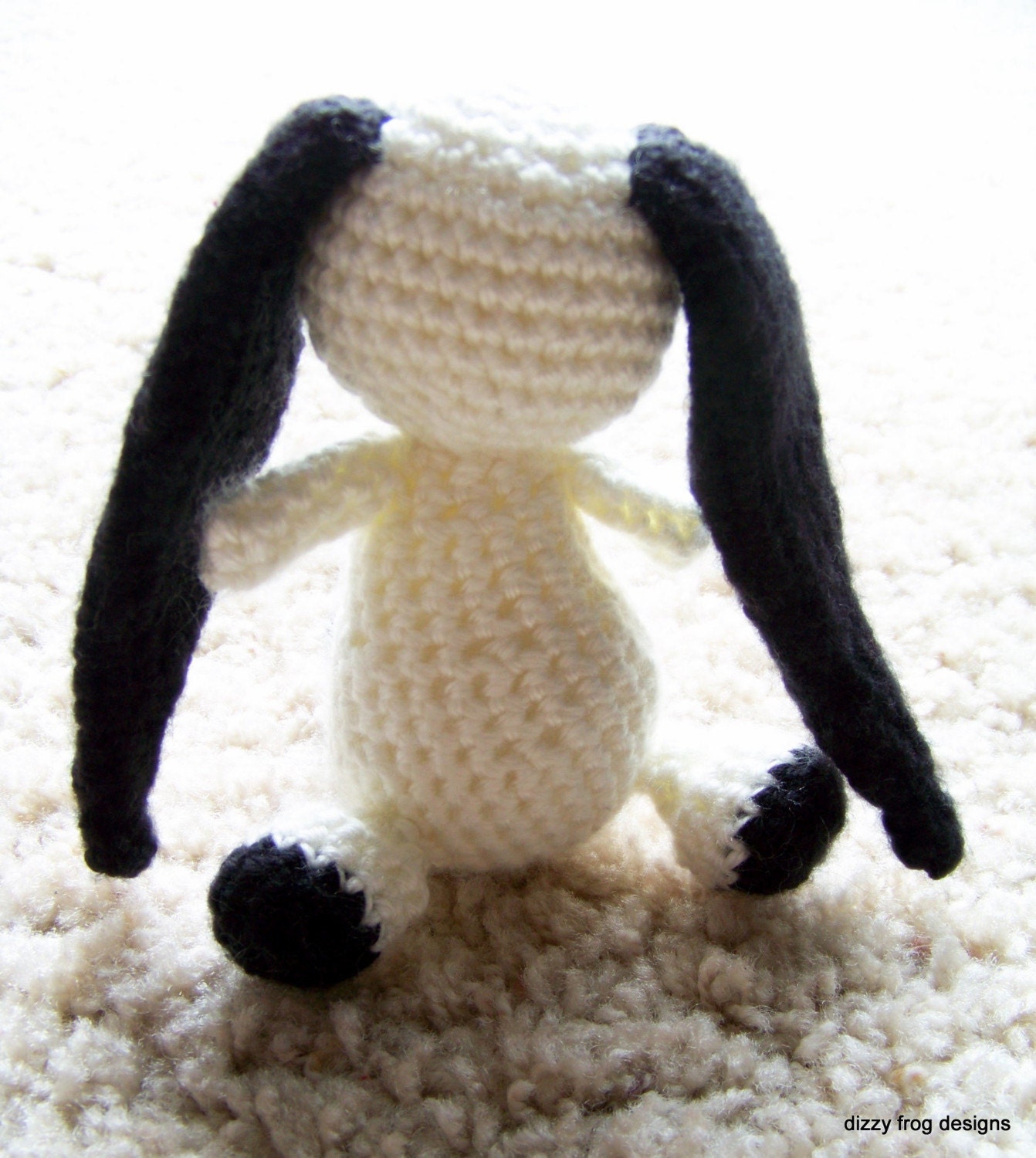 Black and White Bunny